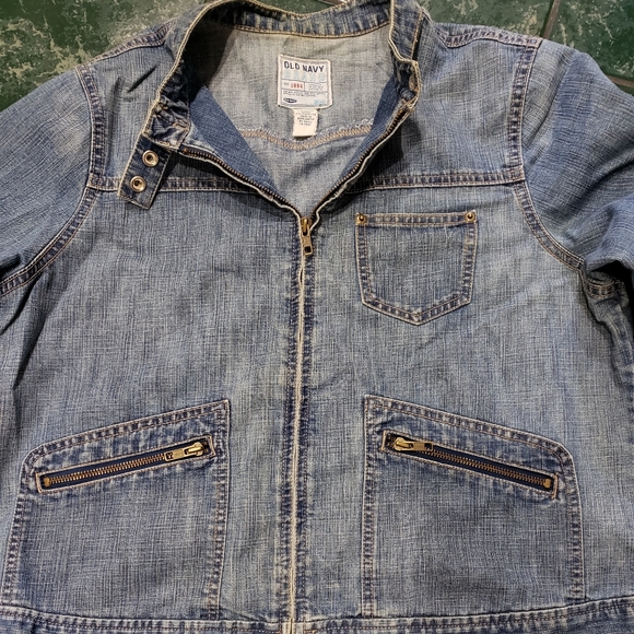 Denim Jacket with zipper - Picture 2 of 4